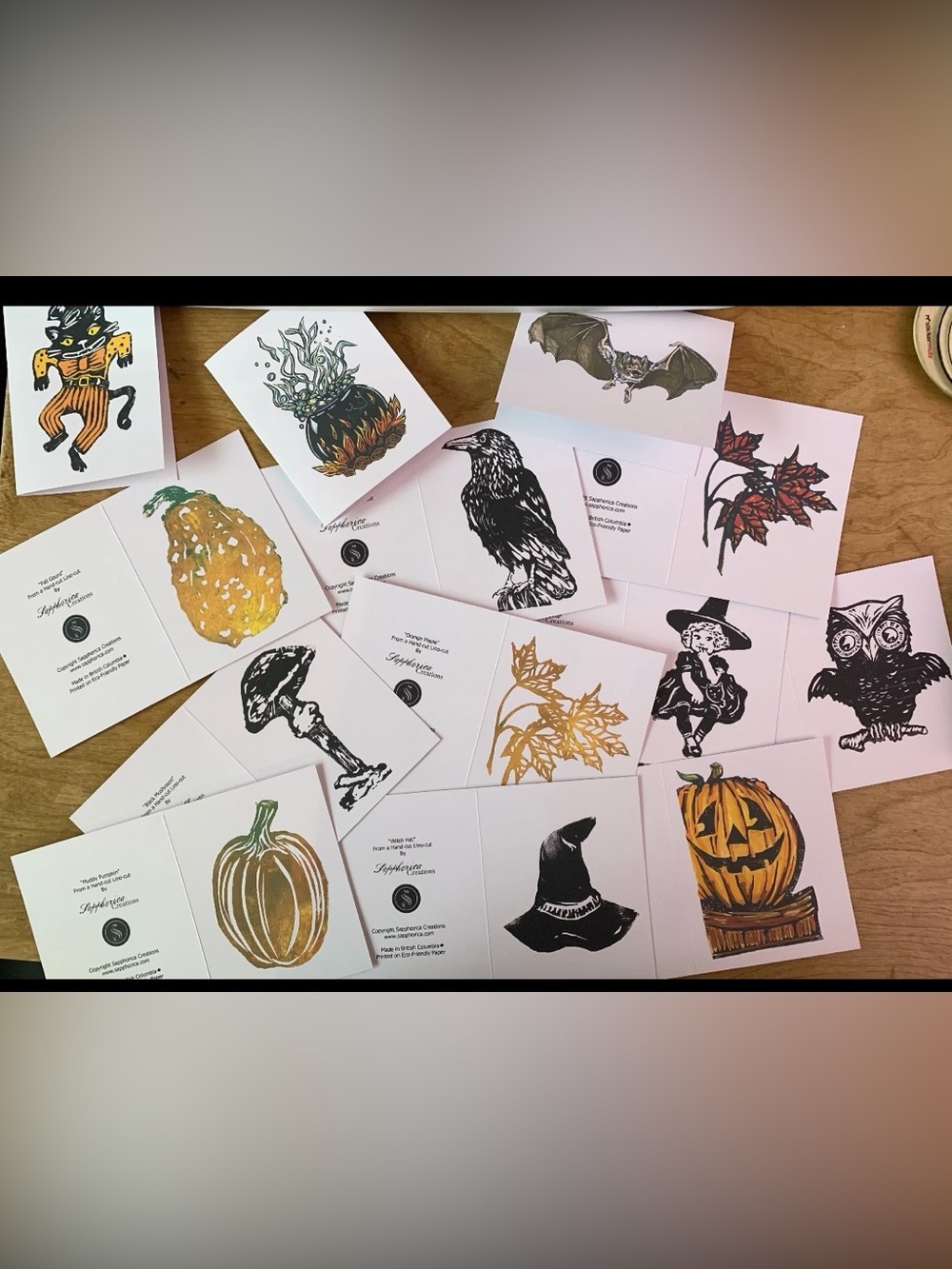 Sapphorica Creations- 13 Pack Fall Collection Art Cards